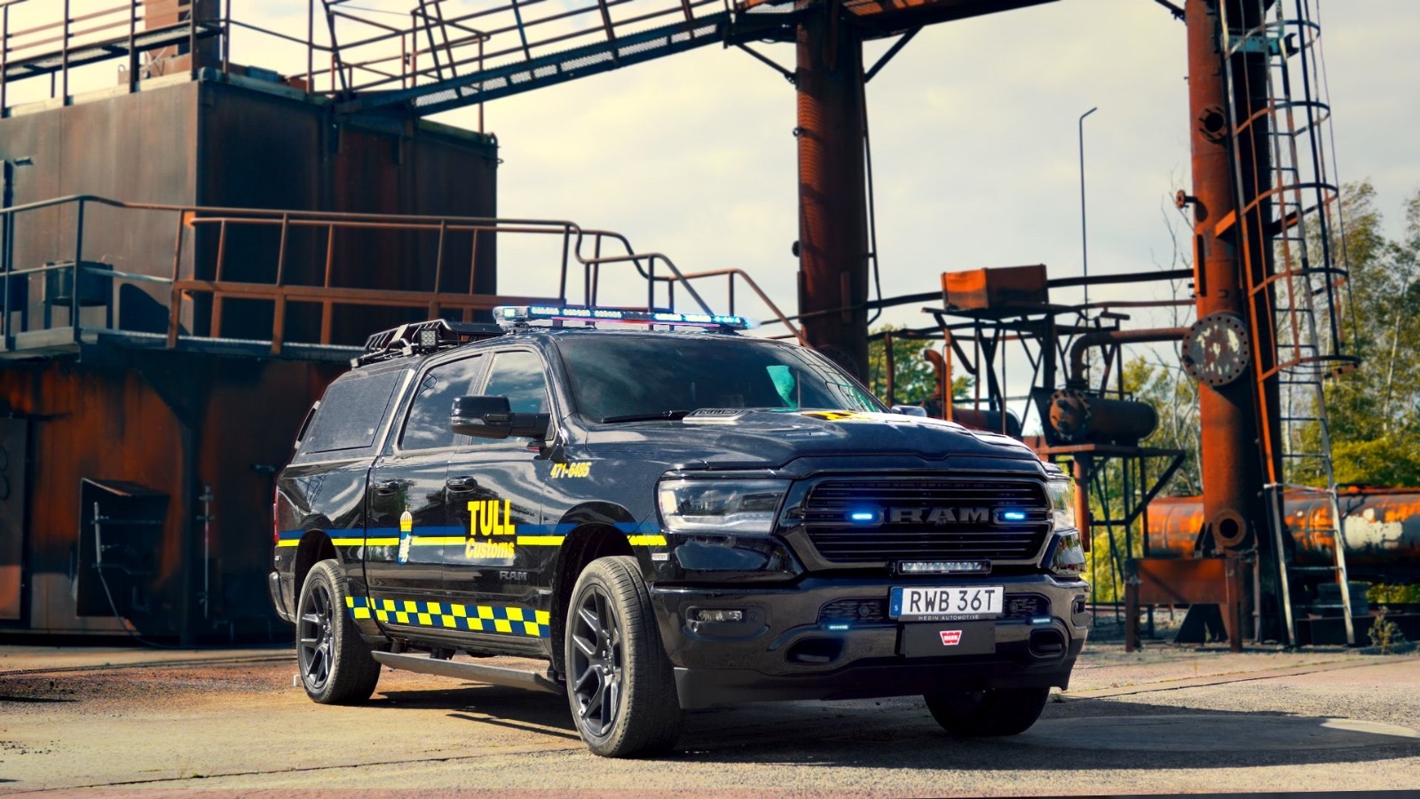 Dodge Ram 1500 z zabudową Aliff w służbie celnej