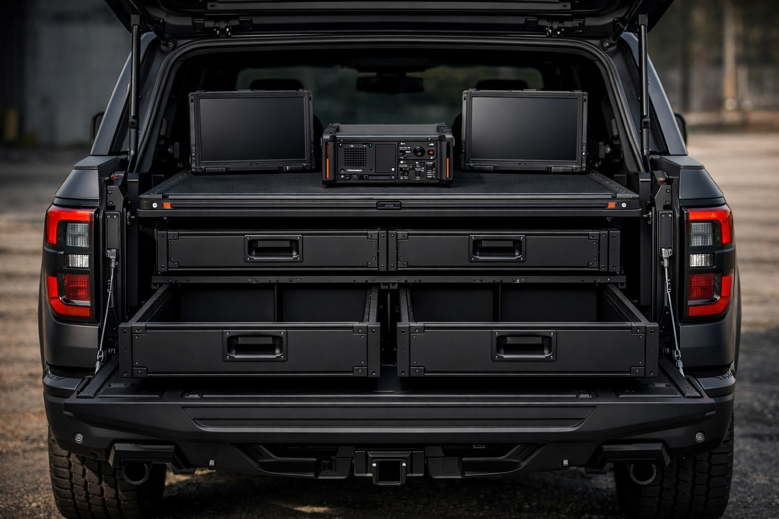 System szuflad aluminiowych w pace Ford Ranger